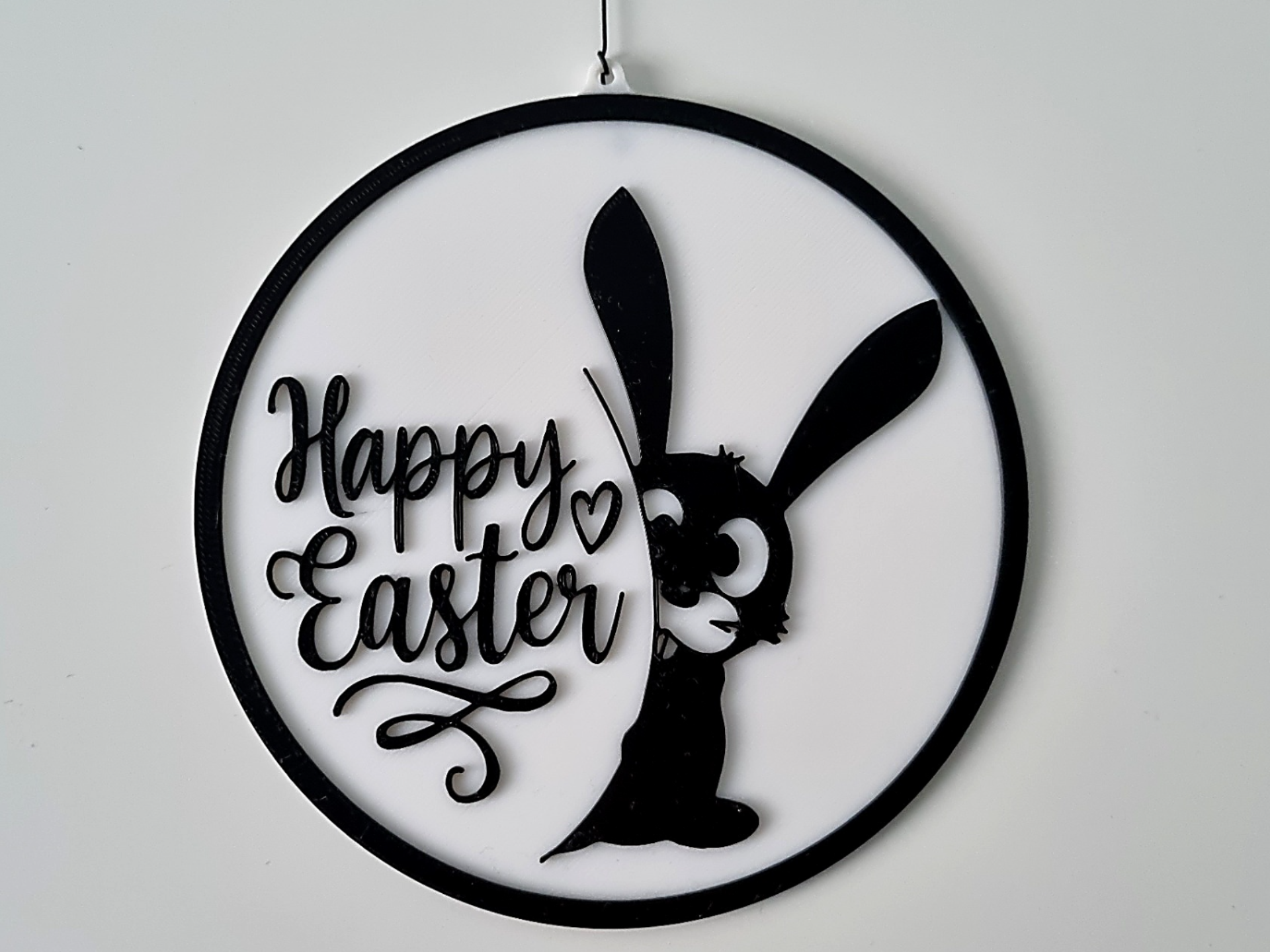 Funny Easter Bunny Wall Sign