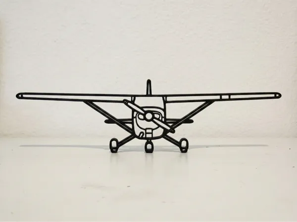 Décoration murale Cessna 172 Skyhawk (vue de face)