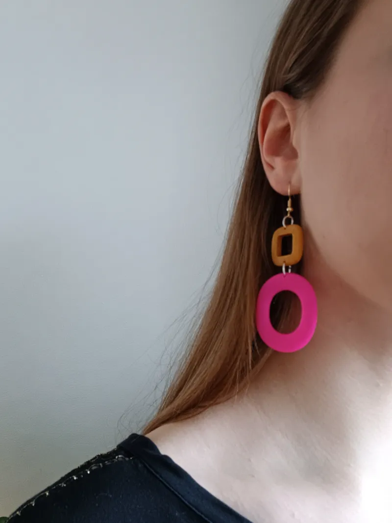Vintage earrings - 60s Star trek inspired