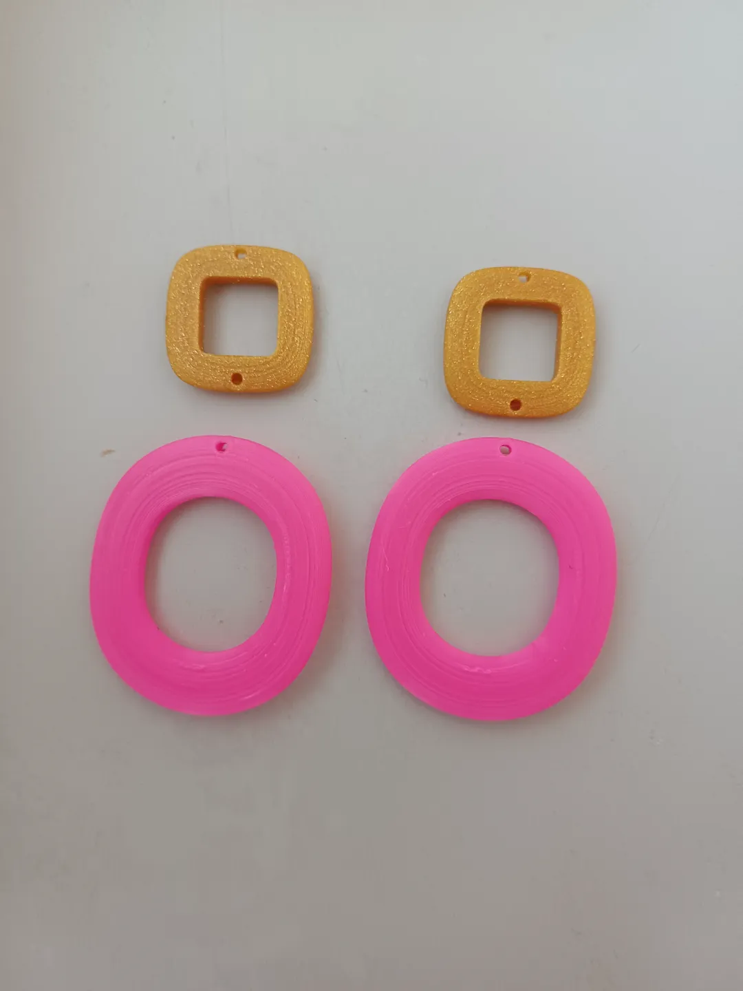 Vintage earrings - 60s Star trek inspired view 2