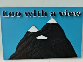 Sign Loo with a view