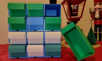 Modular screw organizer with drawers