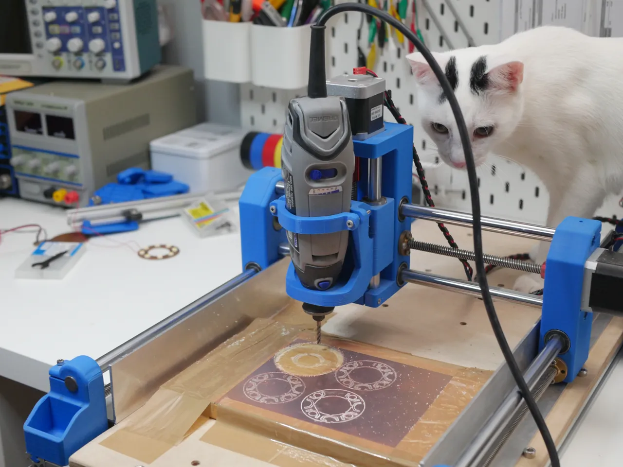 DIY Dremel CNC view 4