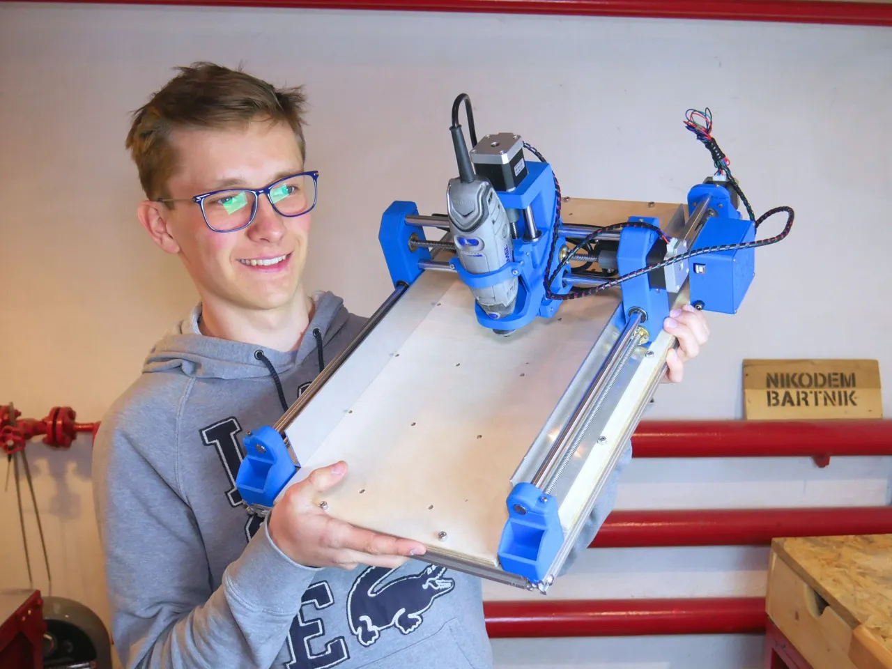 DIY Dremel CNC view 2