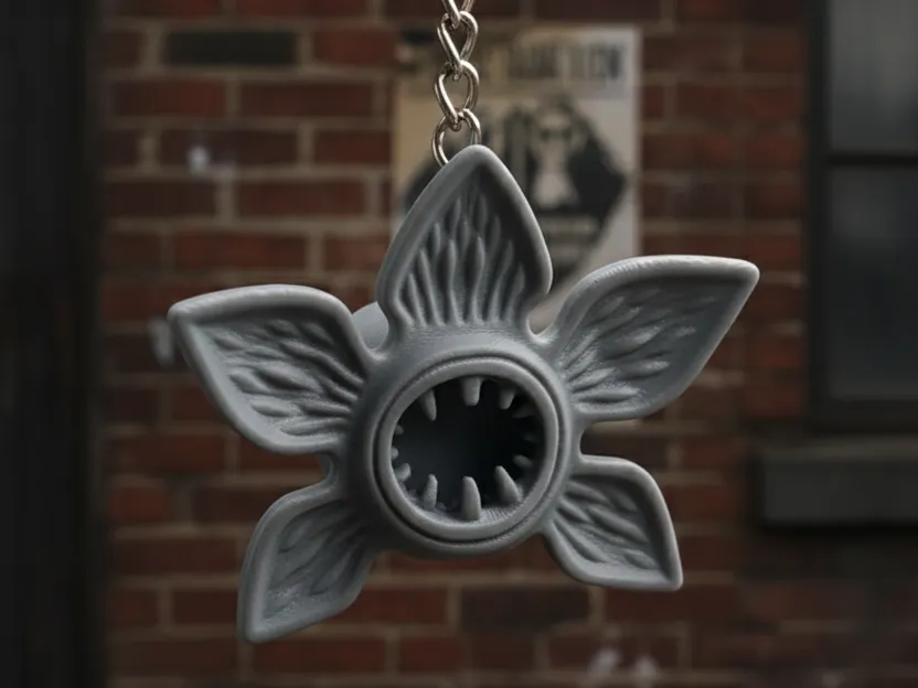 Porte-clés tête de Démogorgone (Stranger Things)