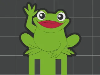 Cute Frog Bookmark Makerlab