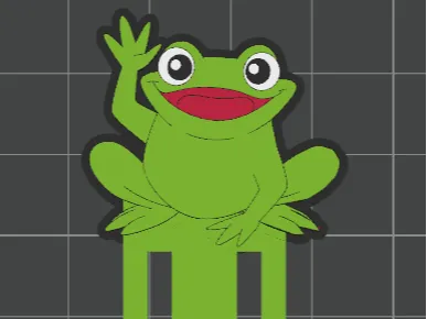 Cute Frog Bookmark Makerlab