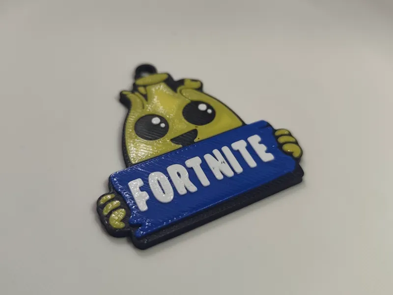 Fortnite Peely keychain