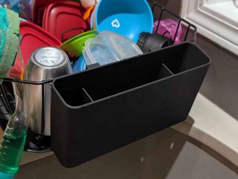 Dish Drying Rack Bin
