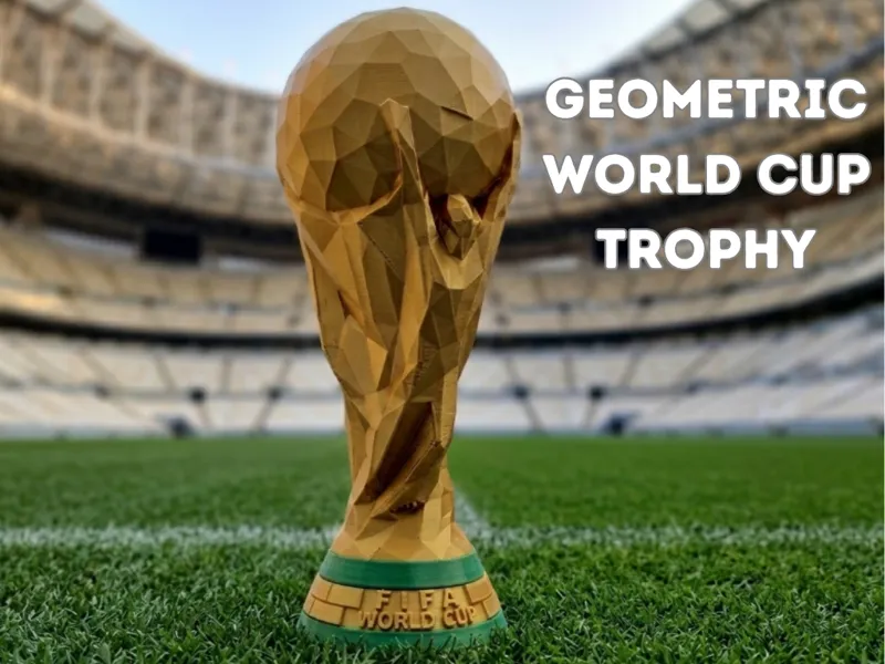 Taça da Copa do Mundo FIFA Geométrica 