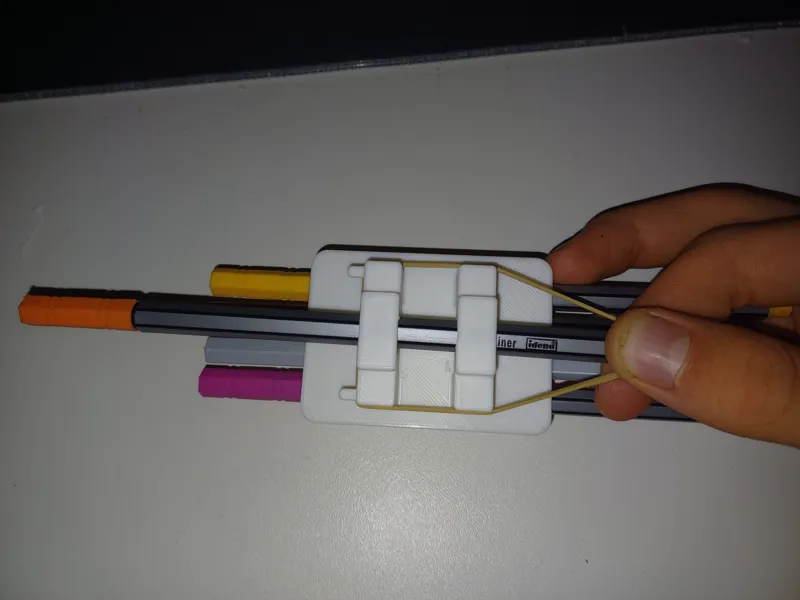 Pencil/Pen Gun with pen holder