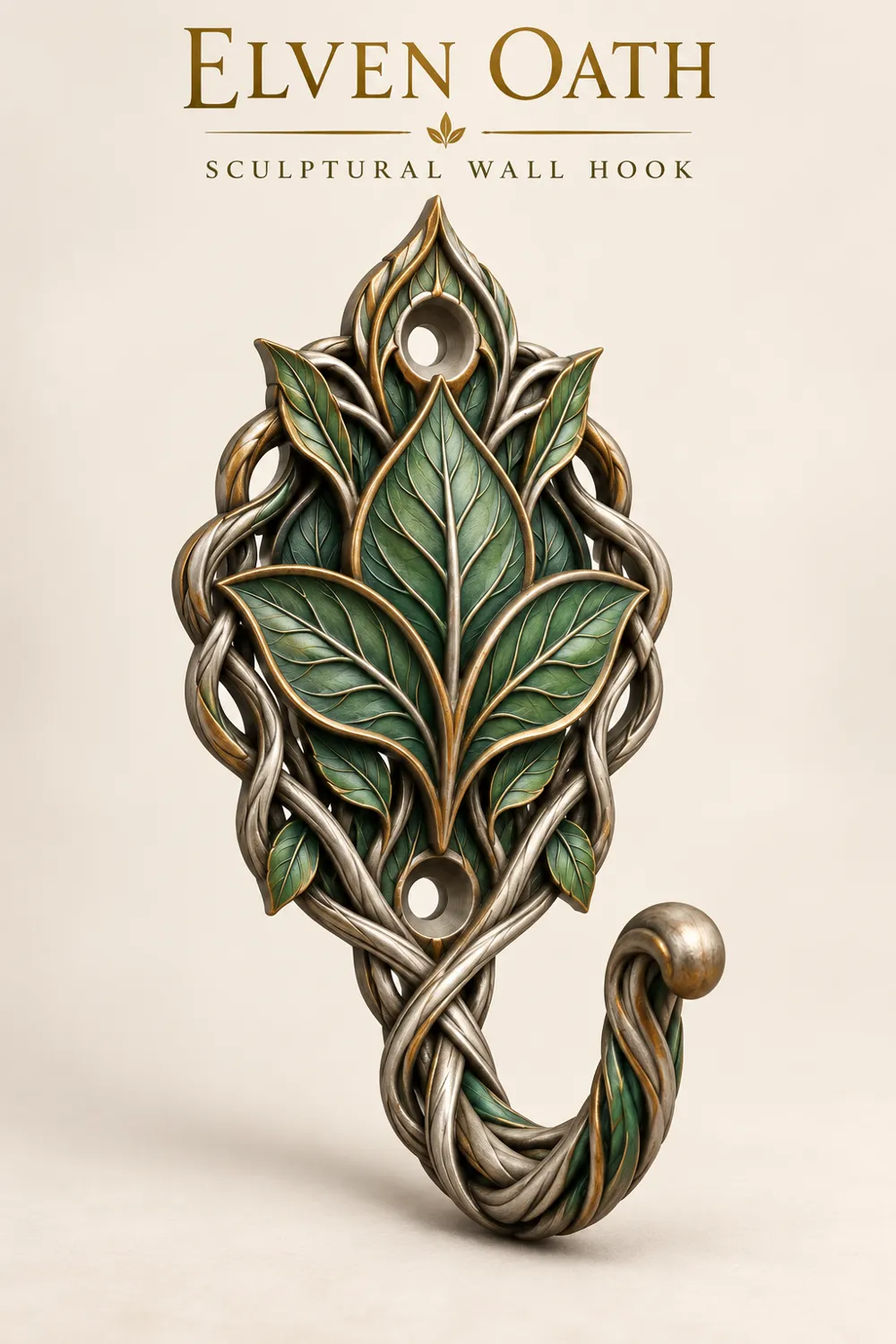 Ethereal Nature & Architecture Wall Hooks Set - Free 3D Print Model ...