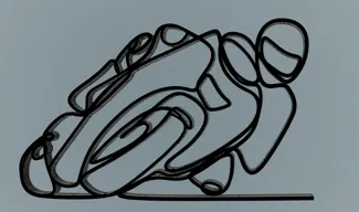 Sport Bike Moto Sketch Art