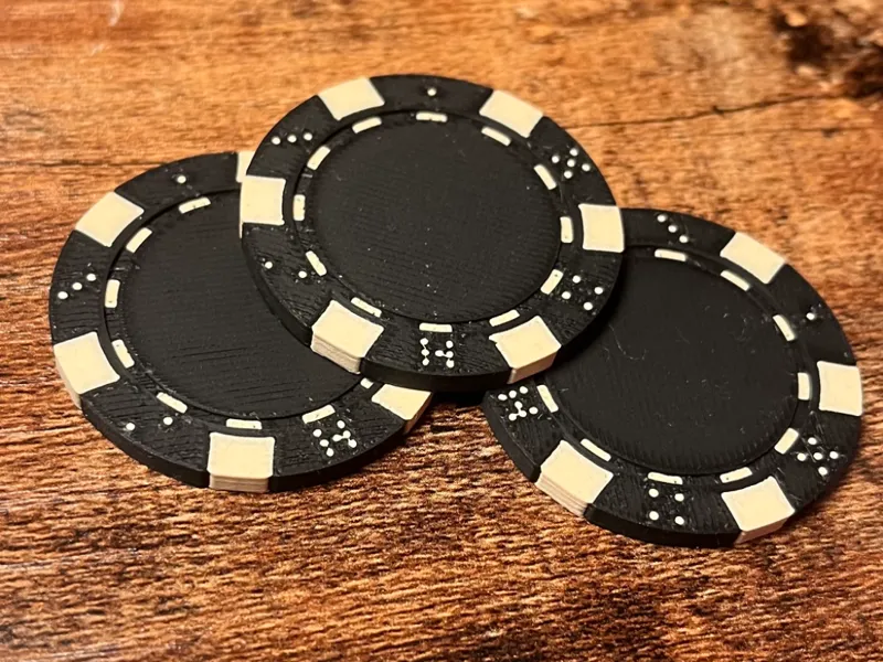 Weighted Poker Chips