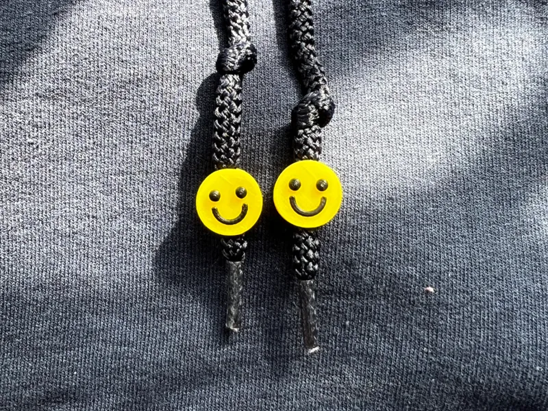 Smile Drawstring Beads