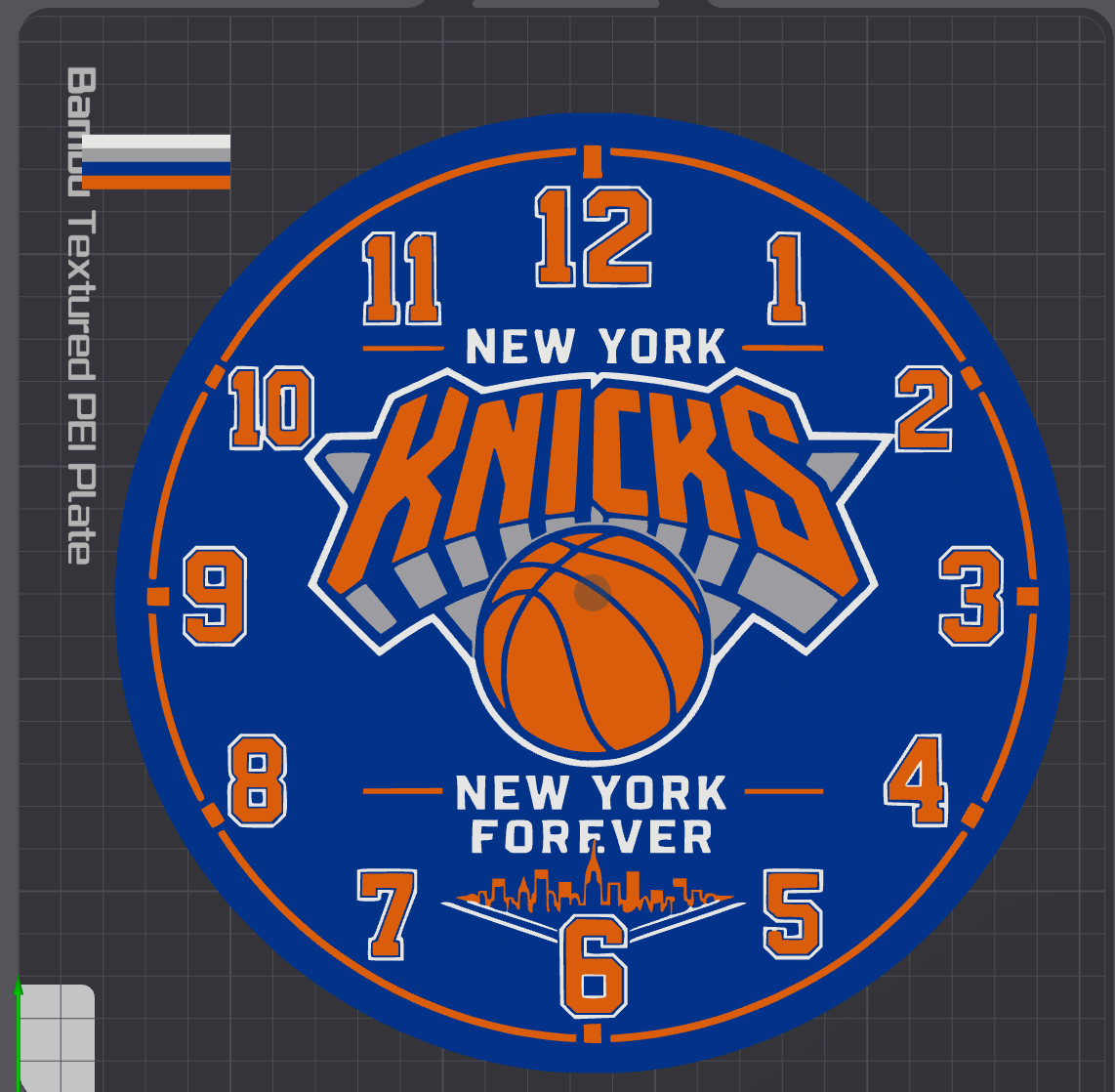 Miniatura 2 do modelo 3D Fast Print Knicks Clock