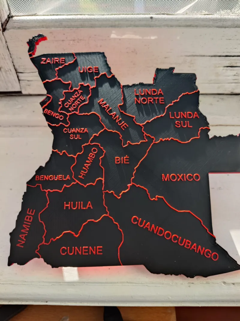 Map of Angola