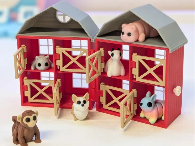 Mini Barn – 3D Printed Storage for Tiny Animals