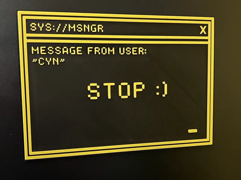 Murder Drones message from CYN