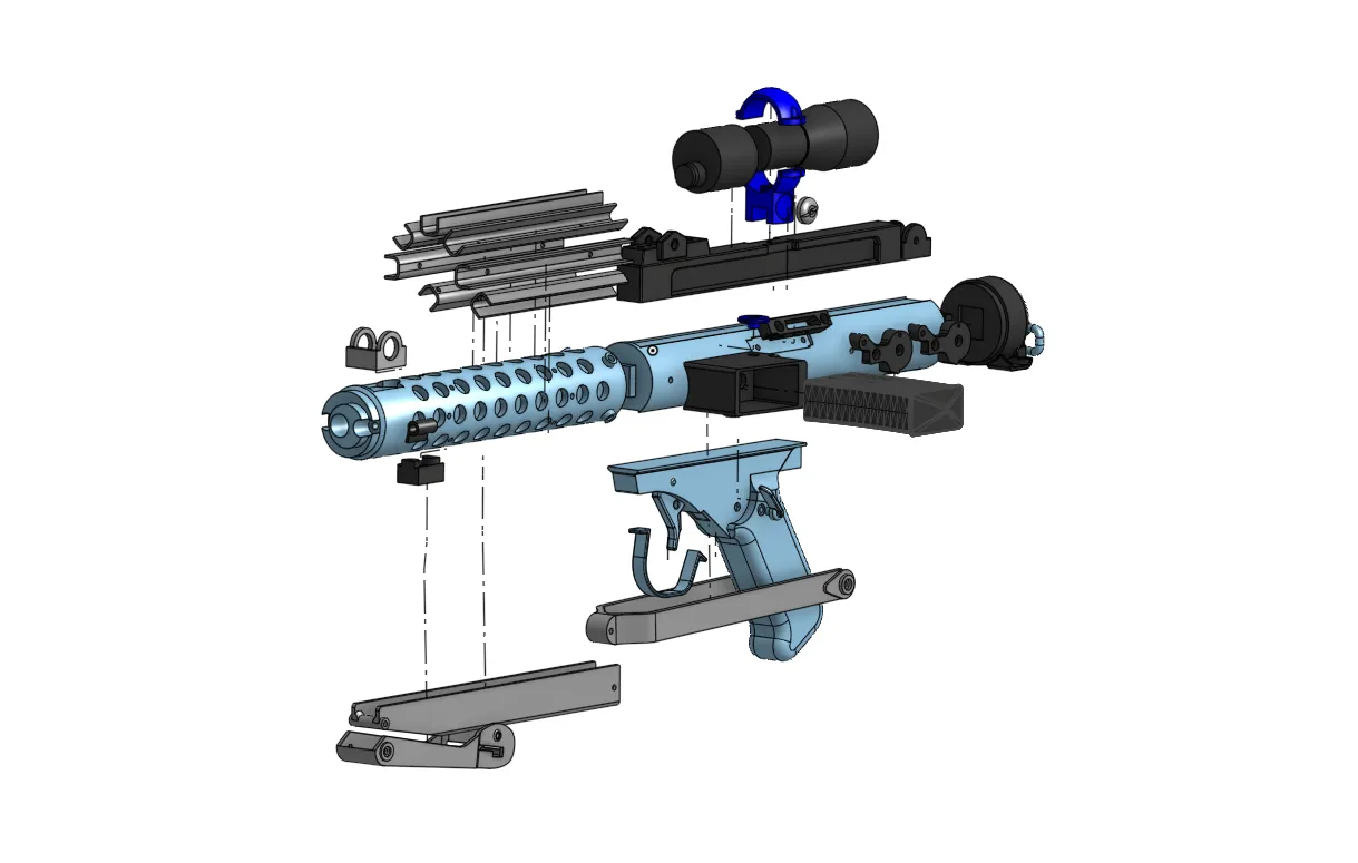 Star Wars E-11 Blaster RoTJ Version view 4