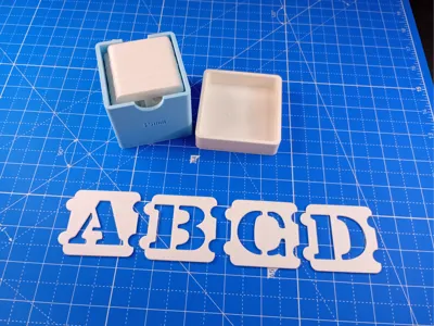 35mm Interlocking Stencil Set with Storage Box