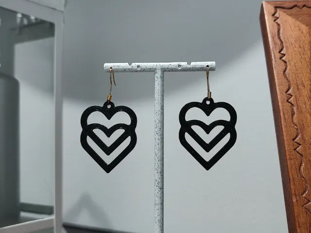 Aretes Corazón Arquitectónico
