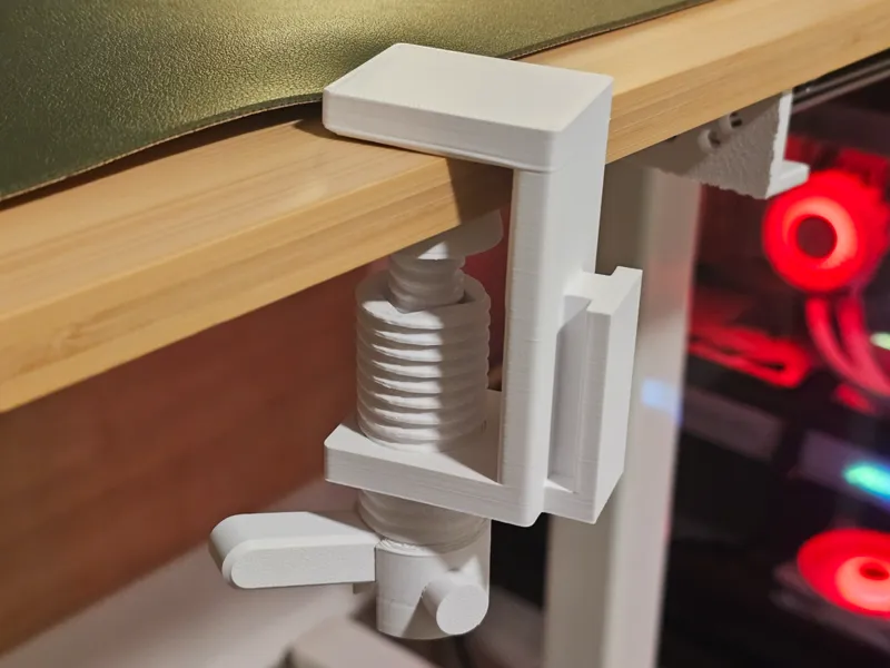 Quick Disconnect Clamp for Desk Table Workbench