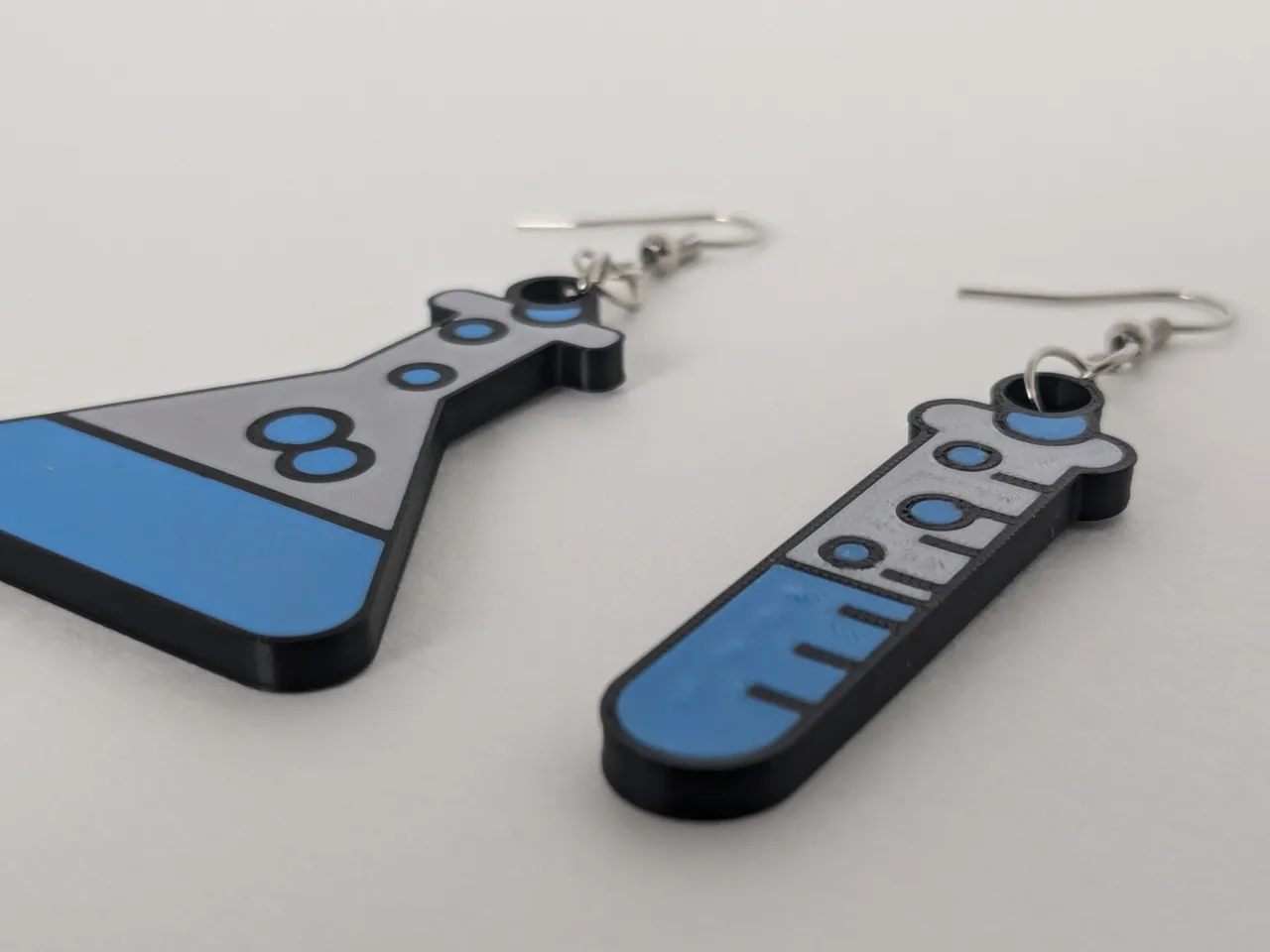 Beaker/Test Tube Science Earrings! view 2