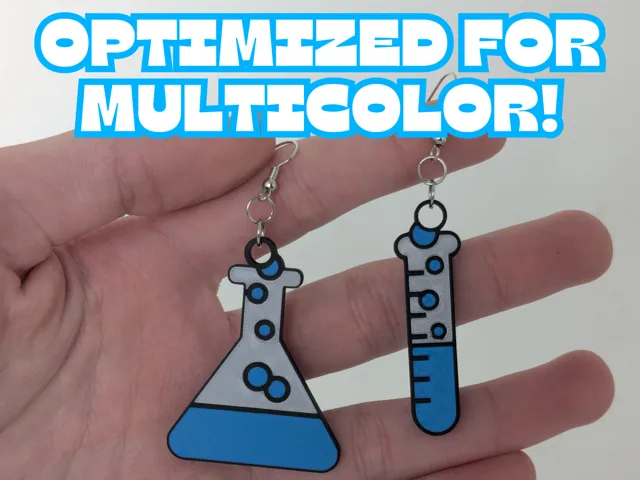 Beaker/Test Tube Science Earrings!