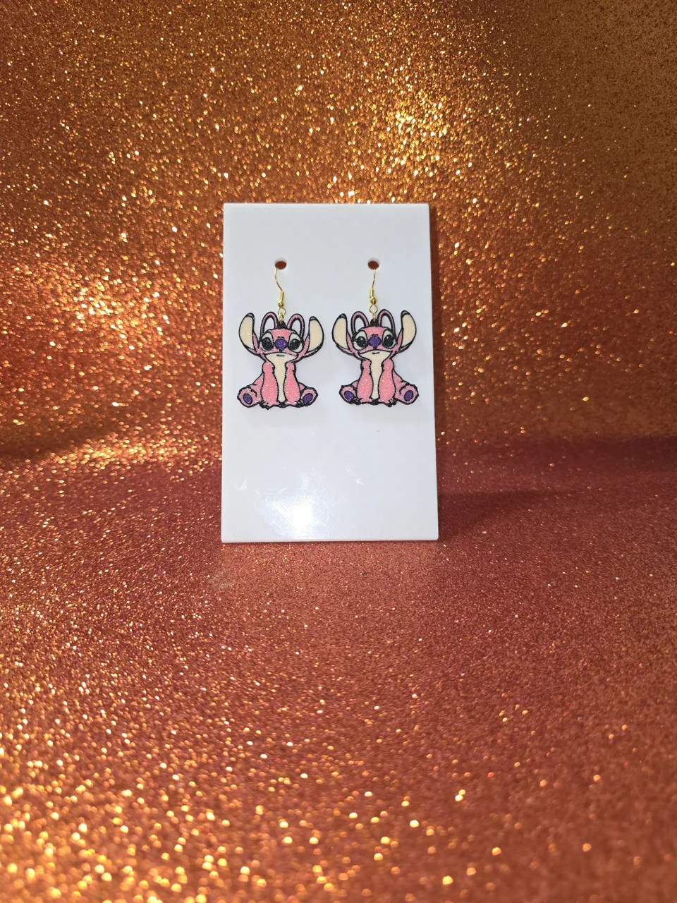 Angel Stitch earrings view 2