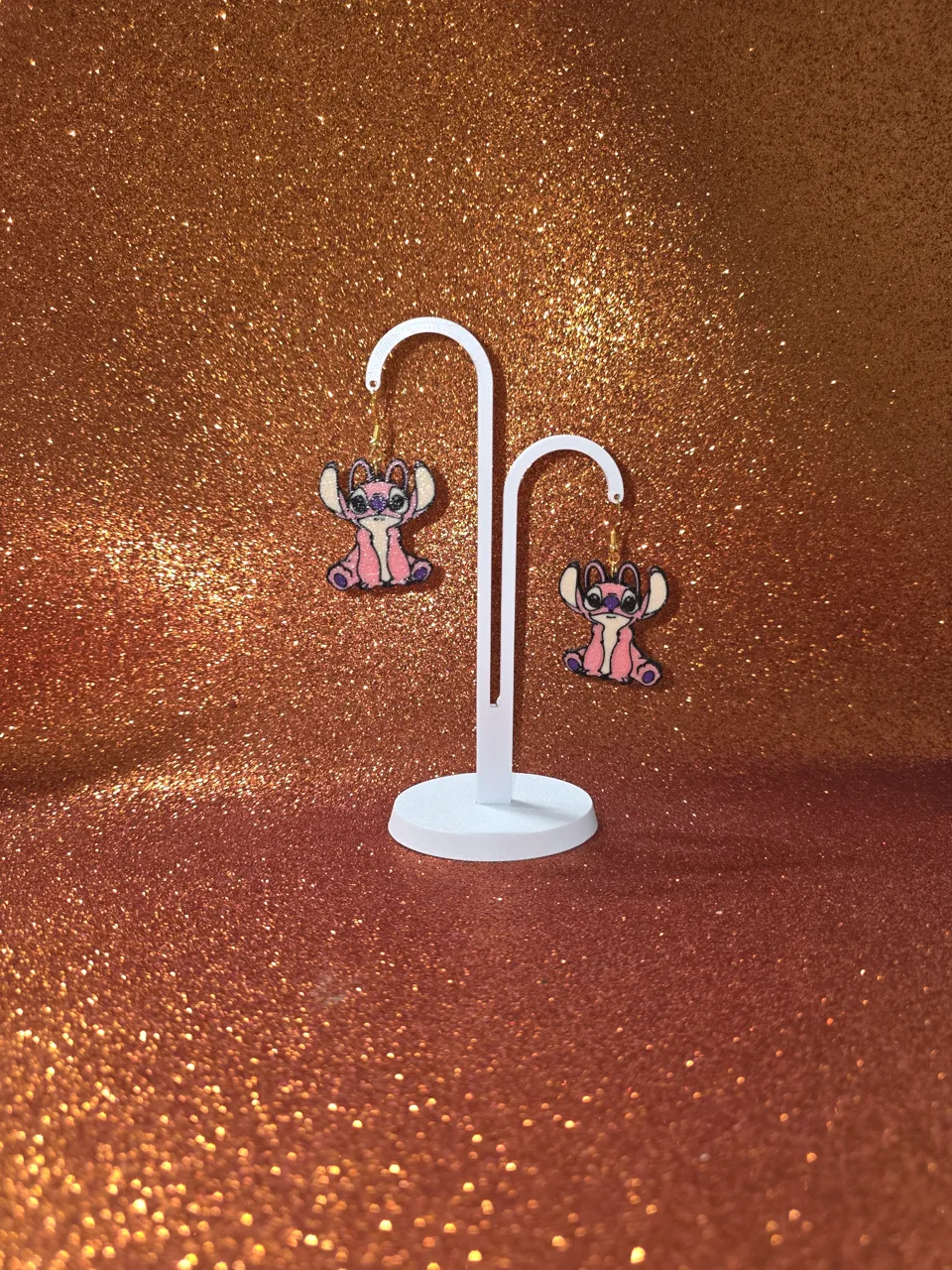 Angel Stitch earrings view 3
