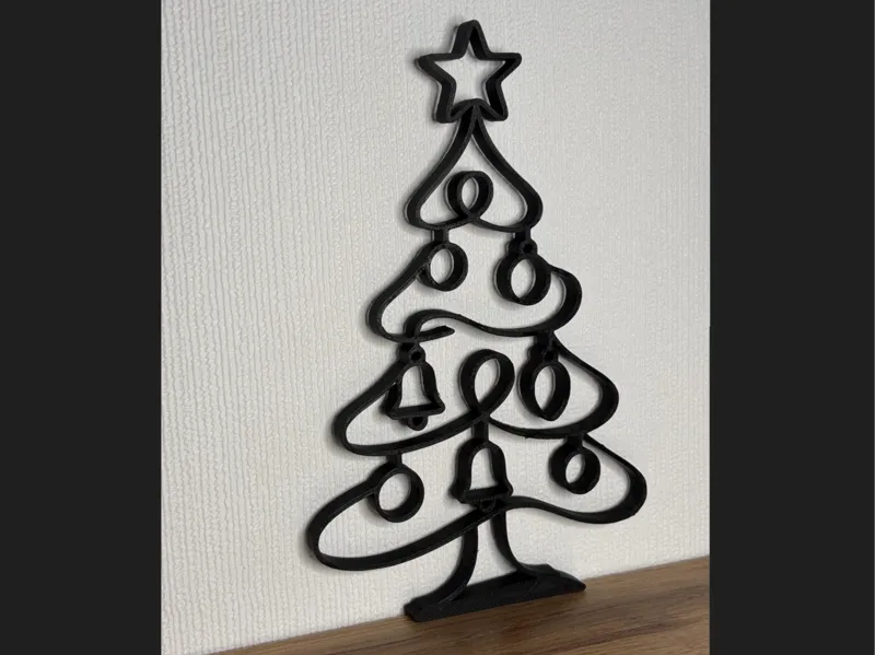 Line Art Weihnachtsbaum Christmastree