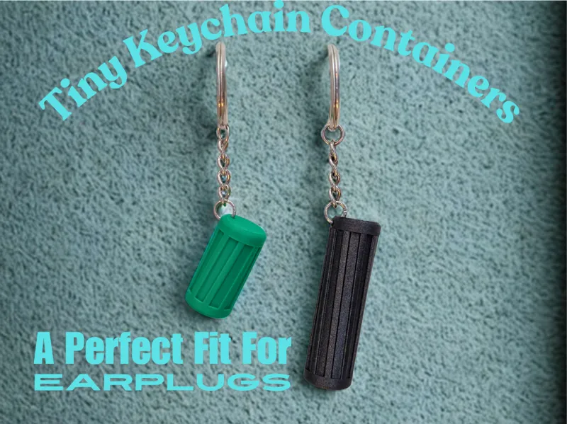 Tiny Keychain Containers