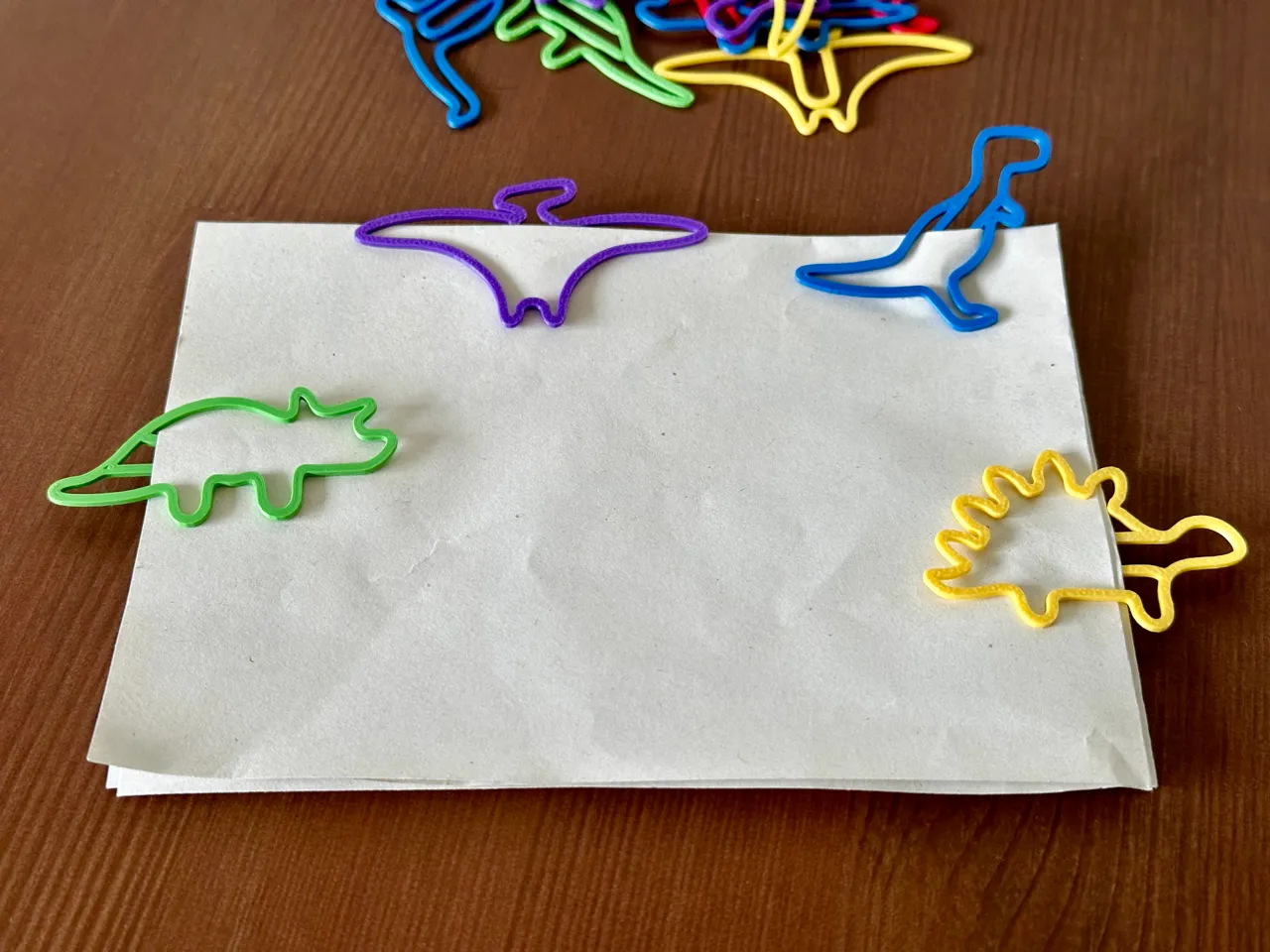 Fun Dinosaur Paper Clips view 2