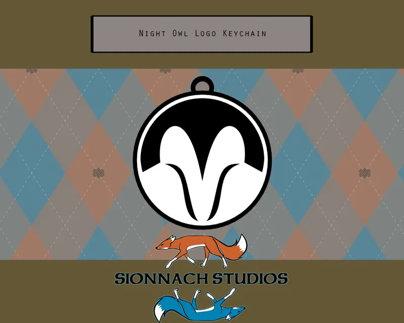 Star Wars Night Owl Logo Keychain