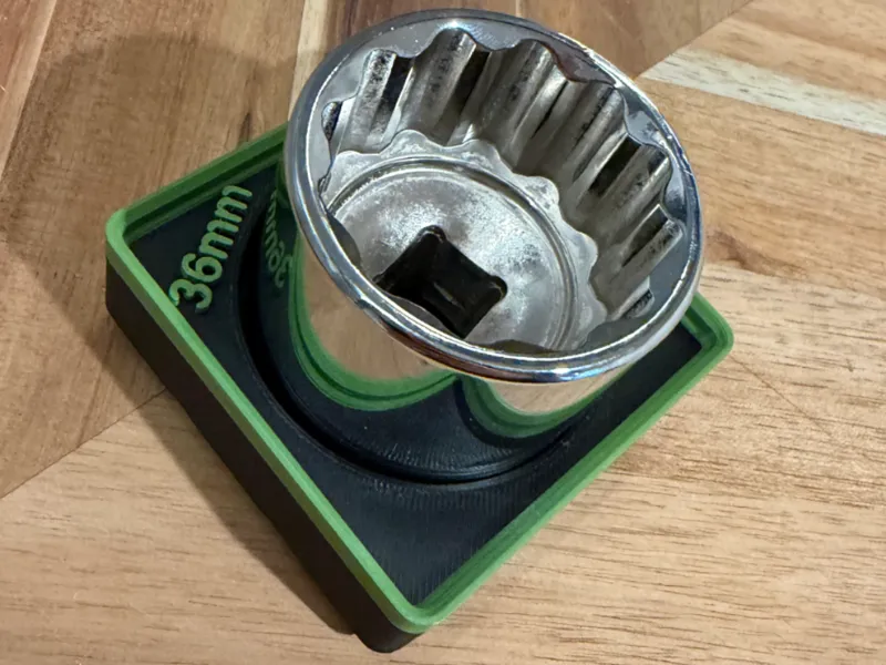 Husky 36mm Gridfinity Socket Holder