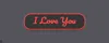 I Love You - 2 farbig 