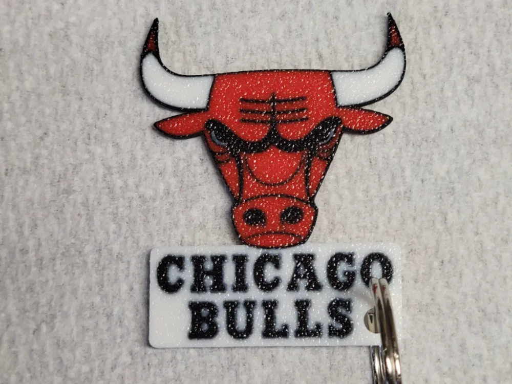 Chicago Bulls Key Chain by KSG designs - MakerWorld