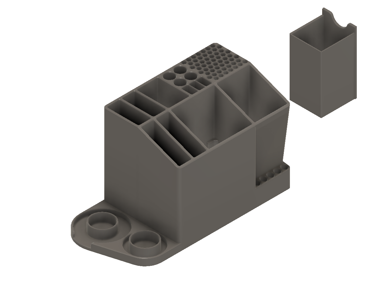 3D打印工具收纳盒，桌面整理器，电磨笔收纳