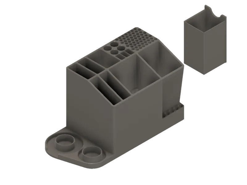 3D打印工具收纳盒，桌面整理器，电磨笔收纳