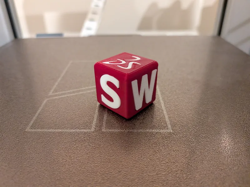 SolidWorks Logo Cube NO AMS (Unofficial)