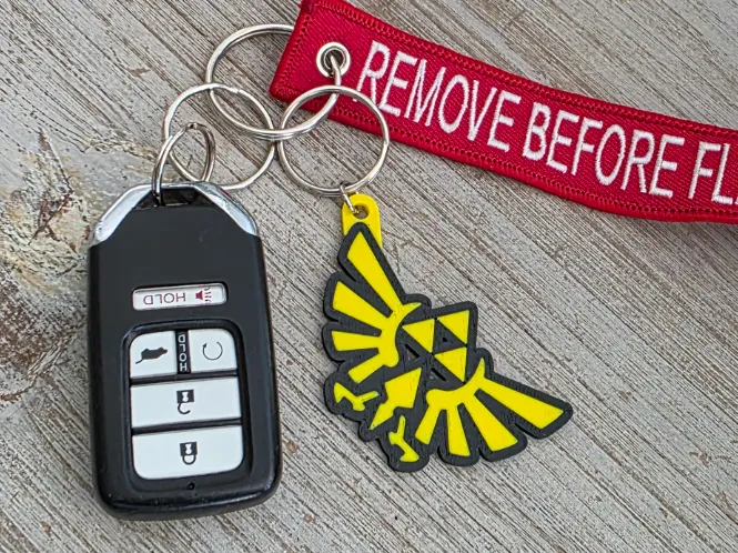The Legend of Zelda Royal Crest Triforce Keychain