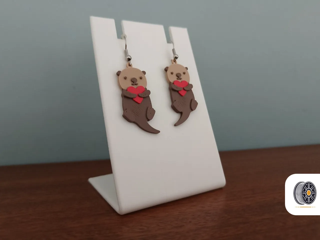 Otterly In Love | A valentine's day earring gift view 3