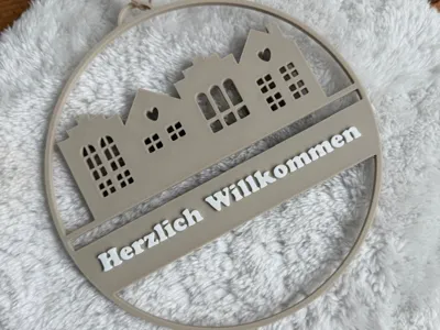 Door Wreath / Loop / Wall Art / Welcome