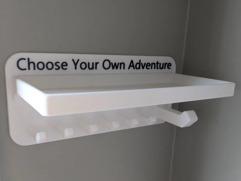 Key Hanger "Choose Your Own Adventure"