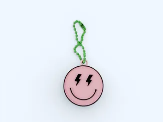 Smiley Face Keychain