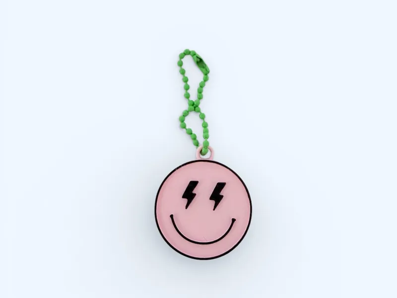 Smiley Face Keychain