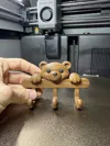 cute bear wall hook multicolor