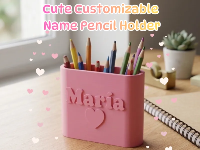Lapicero Personalizado -Nombre y corazón