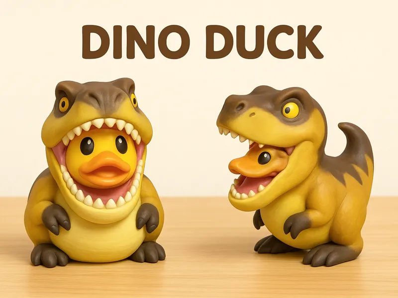Jurassic Park - Papera T-Rex | Dino T-Rex Duck